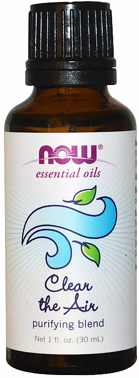 Olejek eteryczny odświeżający powietrze - Now Foods Essential Oils 100% Pure Clear the Air Oil Blend — фото N1