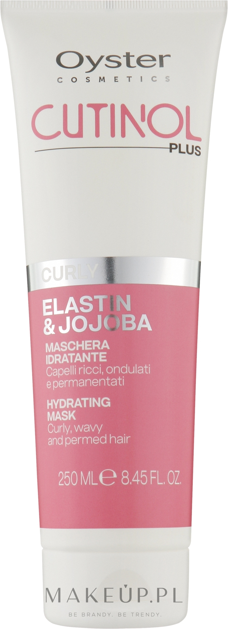 Maska do włosów kręconych - Oyster Cutinol Plus Elastin & Jojoba Hydrating Curly Mask — Zdjęcie 250 ml