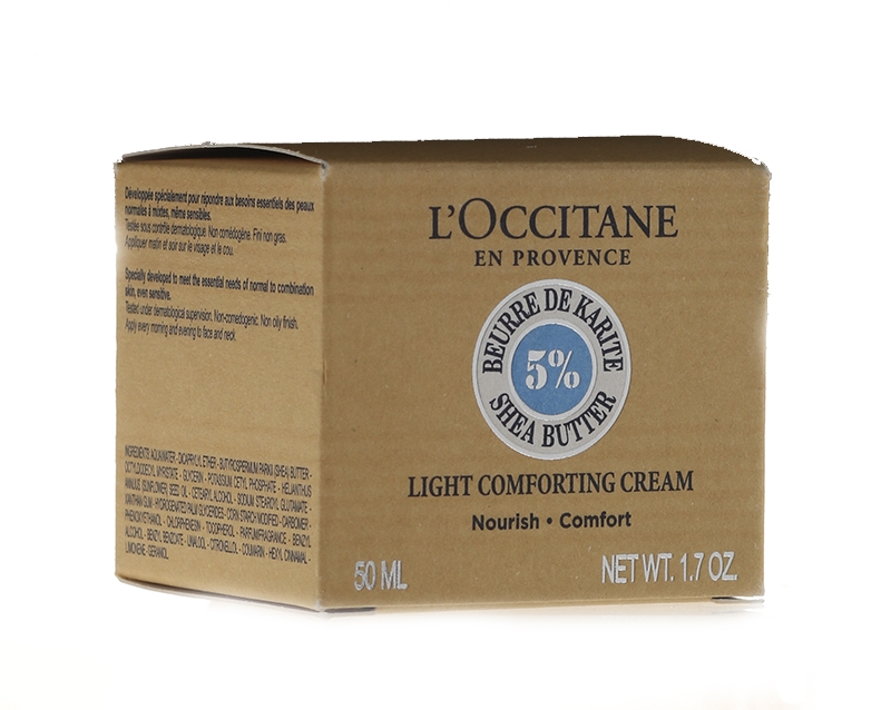 Lekki kojący krem do twarzy Masło shea - L'Occitane Shea Light Comforting Face Cream — Zdjęcie N3