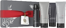 Kup Zestaw - Rituals Homme Small Gift Set 2024 (sh/foam/50ml + sh/gel/70ml + shm/70ml + b/lot/70ml)