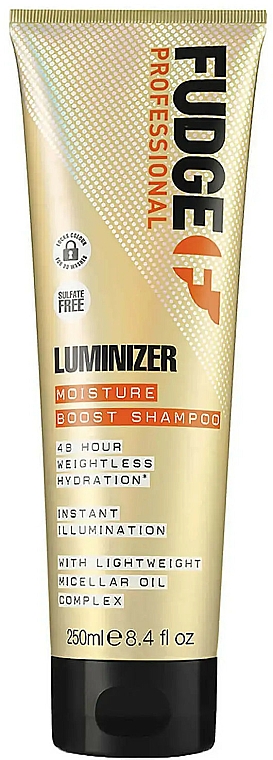Szampon nawilżający do ochrony koloru włosów farbowanych i zniszczonych - Fudge Luminizer Moisture Boost Shampoo — Zdjęcie N1
