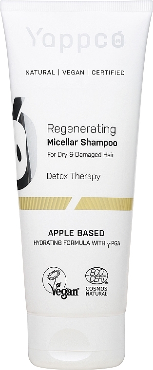 Regenerujący szampon micelarny do włosów suchych i zniszczonych - Yappco — Zdjęcie N1
