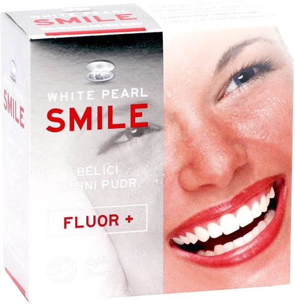 Wybielający proszek do zębów z mentolem - VitalCare White Pearl Smile Tooth Whitening Powder Fluor+ — Zdjęcie N2
