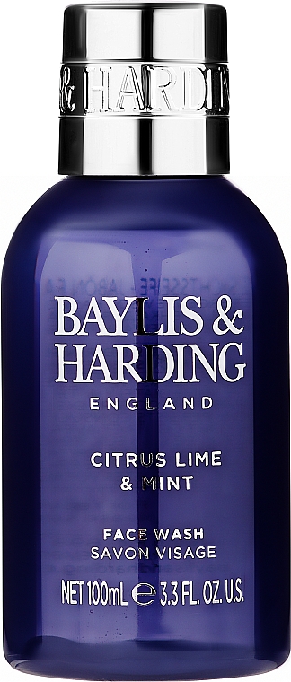 Zestaw - Baylis & Harding Men's Citrus Lime & Mint (hair/b/wash 100 ml + a/sh/balm 50 ml + face/wash 100 ml) — Zdjęcie N4