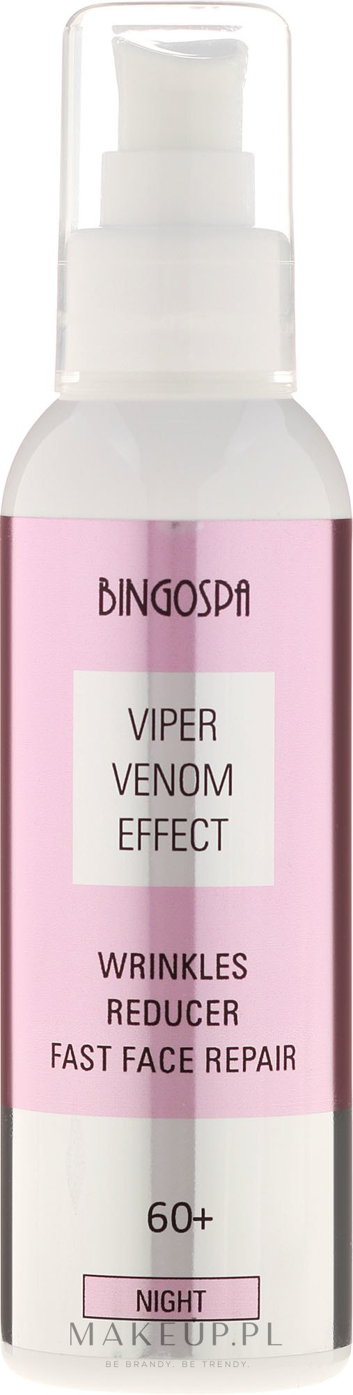 Reduktor zmarszczek na noc - Bingospa Viper Venom Effect Wrinkles Reducer Fast Face Repair — Zdjęcie 135 g