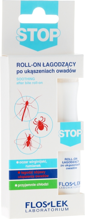 Roll-on łagodzący po ukąszeniach owadów - Floslek STOP Roll-on Soothing Bites Insects — Zdjęcie N1
