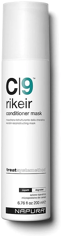 Keratynowa odżywka-maska do włosów - Napura C9 Rikeir Conditioner Mask — Zdjęcie N2