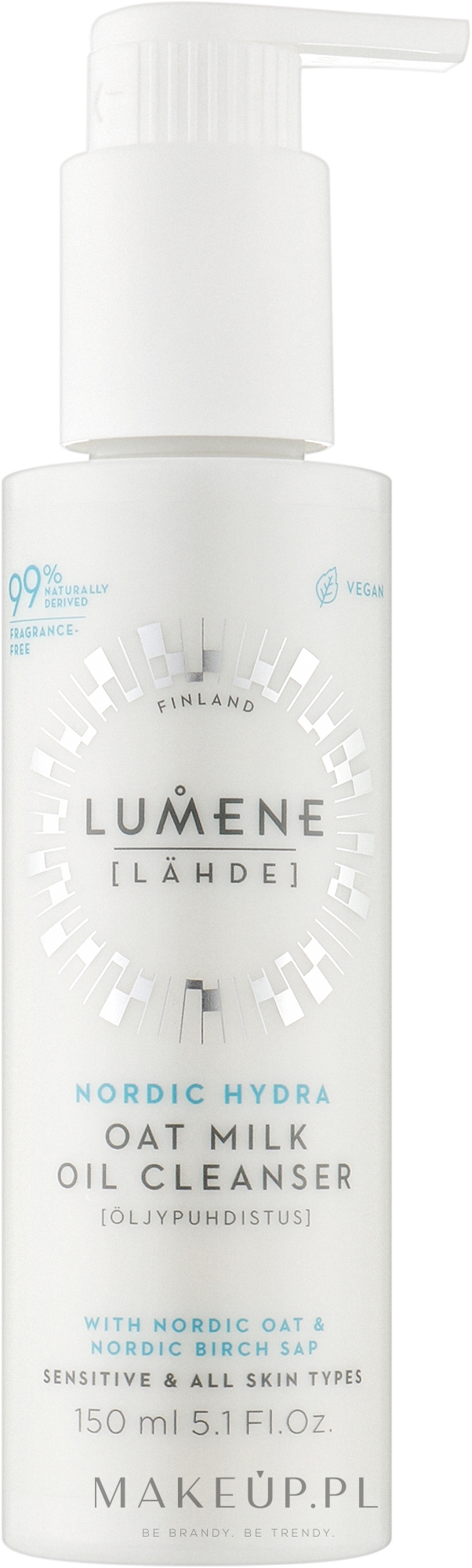 Olejek oczyszczający z mleka owsianego - Lumene Nordic Hydra Oat Milk Oil Cleanser — Zdjęcie 150 ml