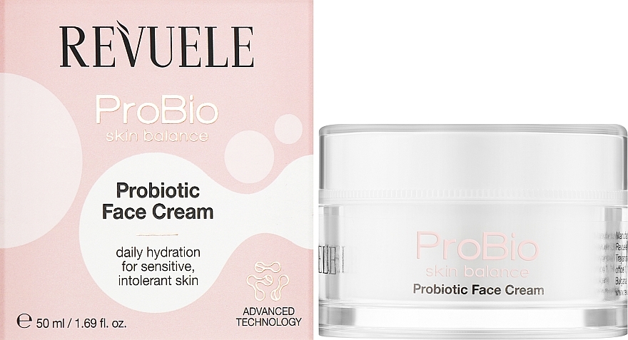 Krem do twarzy z probiotykami - Revuele Probio Skin Balance Probiotic Face Cream — Zdjęcie N1