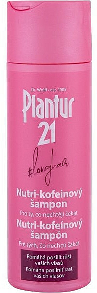 Odżywczy szampon do włosów z kofeiną - Plantur 21 #longhair Nutri-Caffeine-Shampoo