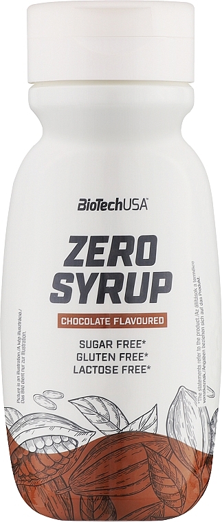 Syrop 0 kalorii, czekoladowy - BioTechUSA Zero Syrup — Zdjęcie N1