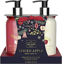 Kup Zestaw - Scottish Fine Soaps Spiced Apple Hand Care Set (soap/300ml + h/lot/300ml)