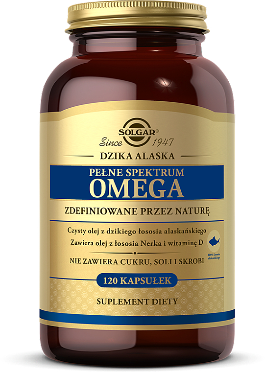 Suplement diety kwasy Omega - Solgar Full Spectrum Omega — Zdjęcie N1