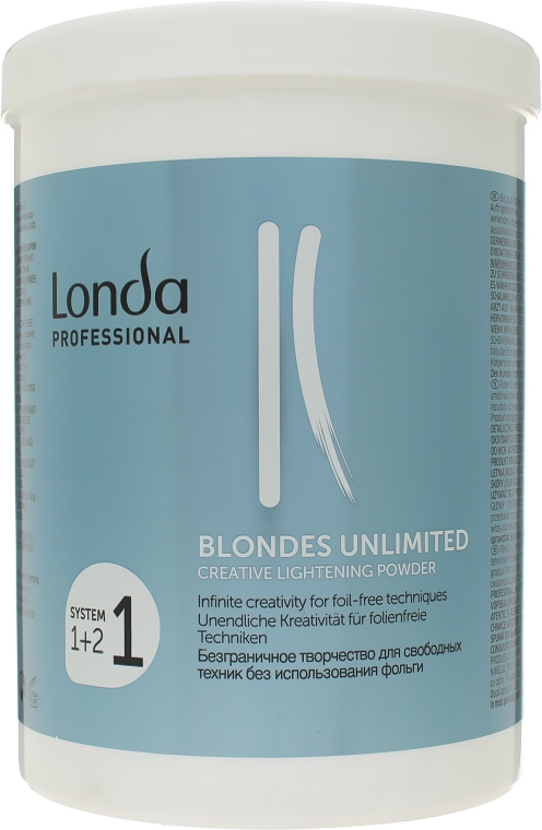 Rozjaśniacz w pudrze do włosów - Londa Professional Blondes Unlimited Creative Lightening Powder — Zdjęcie N1