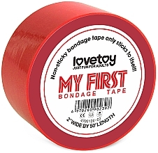 Kup Taśma do wiązania, czerwona - LoveToy My First Non-Sticky Bondage Tape