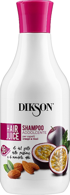 Zmiękczający szampon do włosów - Dikson Hair Juice Smoothing Shampoo — Zdjęcie N1