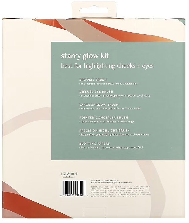 Zestaw pędzli do makijażu, 6szt - EcoTools Starry Glow Kit Limited Edition — Zdjęcie N3