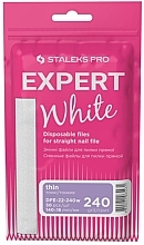 Kup Zestaw wymiennych pilników do prostego pilnika do paznokci, biały, 240 grit, 50 szt. - Staleks Pro Expert White 22