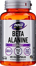 Beta-alanina w kapsułkach - Now Foods Beta-Alanine Sports — Zdjęcie N1
