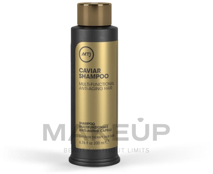 Wielofunkcyjny szampon do włosów - MTJ Cosmetics Superior Therapy Caviar Shampoo — Zdjęcie 200 ml