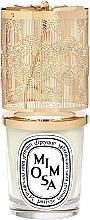Kup Zestaw - Diptyque Mimosa Candle Lantern Holiday Gift Set (candle/190g + acc/1pc)