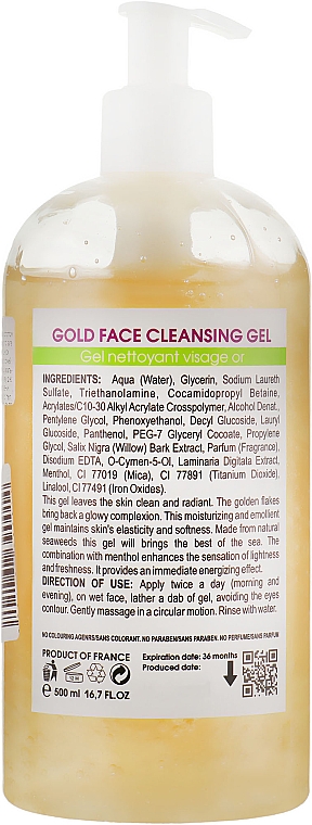 Żel do mycia twarzy z bio-złotem do każdego rodzaju skóry - Biotonale Gold Face Cleansing Gel With Gold — Zdjęcie N6