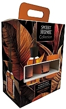 Zestaw - Sweet Home Collection Orange and Cinnamon Gift Set (diffuser/100ml + candle/110g) — Zdjęcie N1