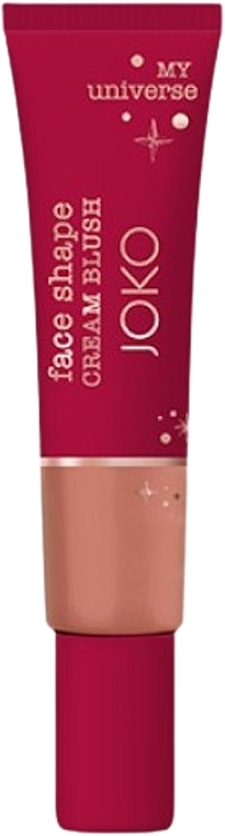 Kremowy róż do policzków - Joko My Universe Face Shape Cream Blush — Zdjęcie N1