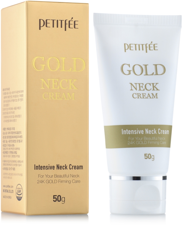 Krem na szyję i dekolt ze złotem - Petitfee & Koelf Gold Neck Cream