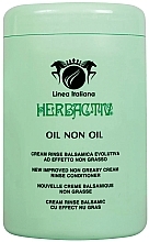 Beztłuszczowy krem do włosów - Linea Italiana Herbactiv Non Greasy Cream Rinse — Zdjęcie N1