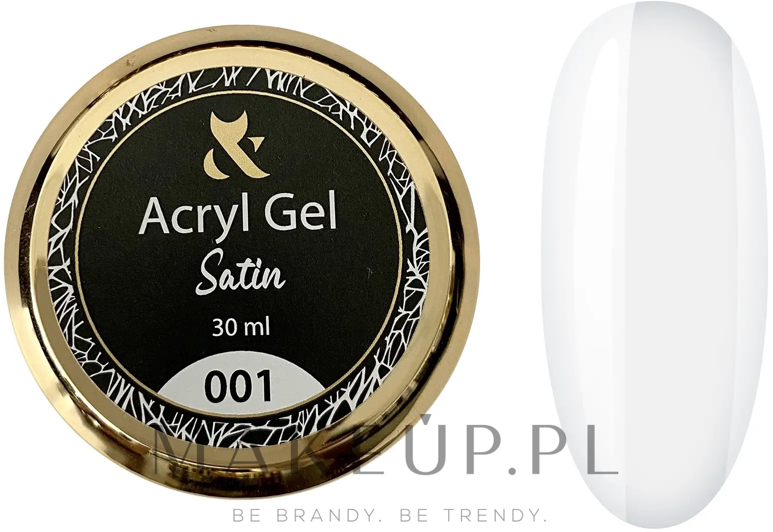 Żel akrylowy do paznokci, 30 ml - F.O.X Acryl Gel Satin — Zdjęcie 001