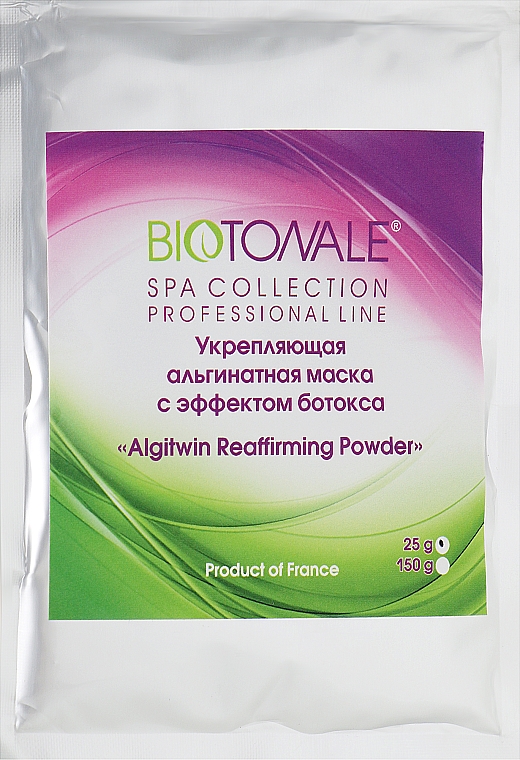 Maseczka wzmacniająca do twarzy z efektem botoxu - Biotonale Botox Mask (saszetka) — Zdjęcie N1