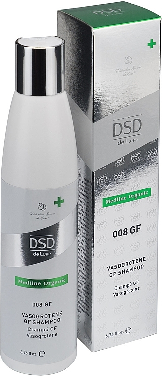 PRZECENA! Szampon przyspieszający porost włosów - Simone DSD de Luxe Medline Organic Vasogrotene Gf Shampoo * — Zdjęcie N2