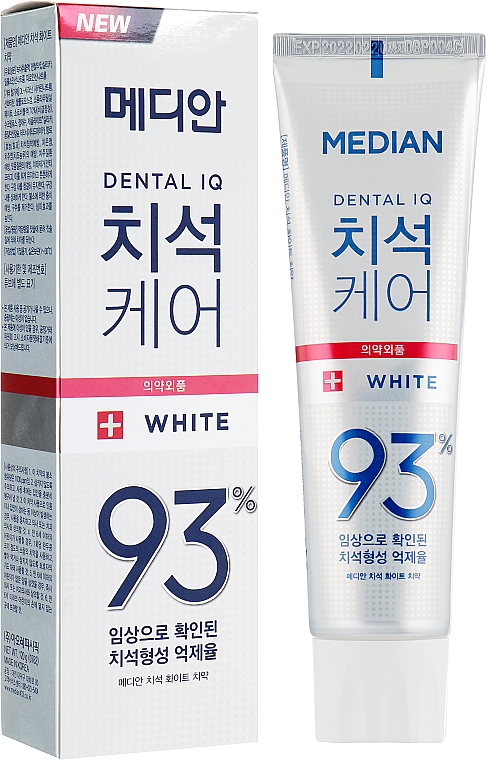 Wybielająca pasta do zębów o smaku miętowym - Median Toothpaste White — Zdjęcie N1