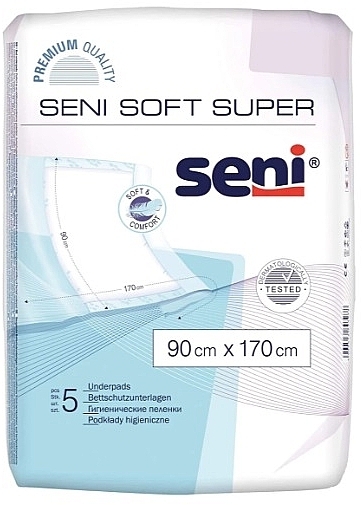 Pieluchy higieniczne 90 x 170 cm - Seni Soft Super — Zdjęcie N2