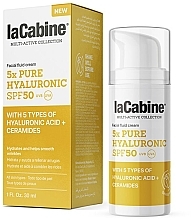 Krem-fluid do twarzy z kwasem hialuronowym - La Cabine 5X Pure Hyaluronic Facial Fluid Cream SPF50 — Zdjęcie N1