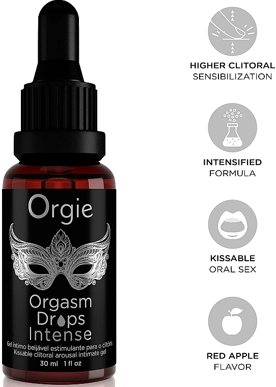 Krople wzmacniające orgazm - Orgie Orgasm Drops Intense Clitoral Intimate — Zdjęcie N2