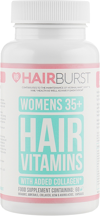 Witaminy w kapsułkach na porost i wzmocnienie włosów - Hairburst Womens 35+ Hair Vitamins — Zdjęcie N1