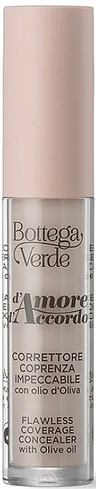 Korektor do twarzy - Bottega Verde D'Amore D'Accordo Flawless Coverage Concealer with Olive Oil — Zdjęcie N1