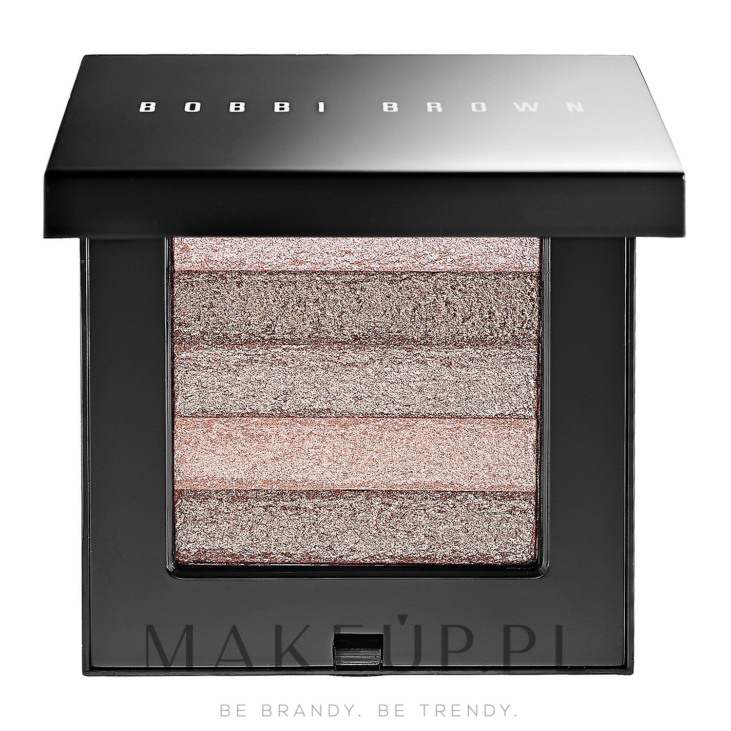 Połyskujący rozświetlający puder w kompakcie do twarzy - Bobbi Brown Shimmer Brick Compact — Zdjęcie Pink Quartz