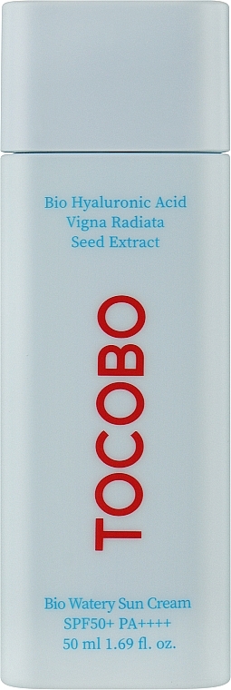 Nawilżający krem-mleczko przeciwsłoneczne - Tocobo Bio Watery Sun Cream SPF50+ PA++++ 