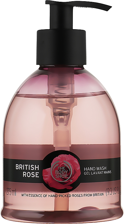 Żel do mycia rąk - The Body Shop British Rose Hand Wash Gel — Zdjęcie N1