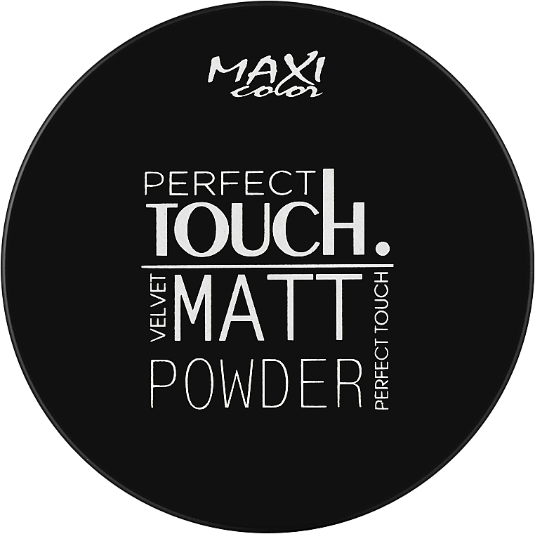 Puder do twarzy - Maxi Color Perfect Touch Matt Powder — Zdjęcie N2