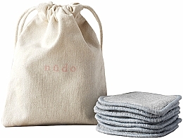PRZECENA! Zestaw - Nudo Nature Made Starter Kit (cotton buds 200 pcs + h/brush + n/brush + toothbrush + sh/sponge + f/sponge + bag + pads) * — Zdjęcie N5