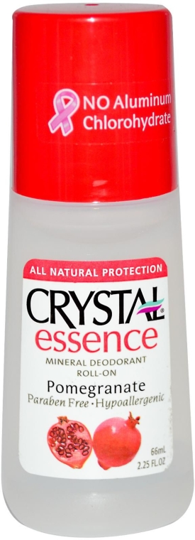 Dezodorant w kulce o zapachu granatu - Crystal Essence Deodorant Roll-On Pomegranate — Zdjęcie N2