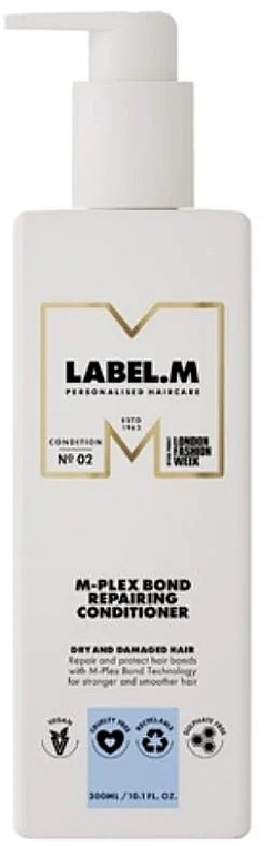 Odżywka rewitalizująca do włosów suchych i zniszczonych - Label.m M-Plex Bond Repairing Conditioner — Zdjęcie N2