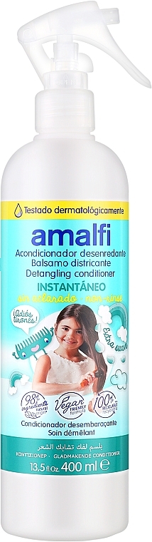 Spray do włosów ułatwiający rozczesywanie - Amalfi Children Detangling 