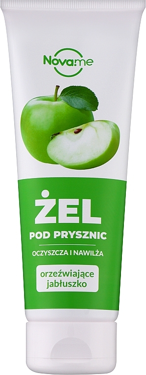 Oczyszczająco-nawilżający żel pod prysznic Orzeźwiające jabłuszko - Novame — Zdjęcie N1