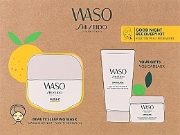 Kup Zestaw - Shiseido (f/mask/50ml + gel-to-oil clean/30ml + f/cr/15ml)