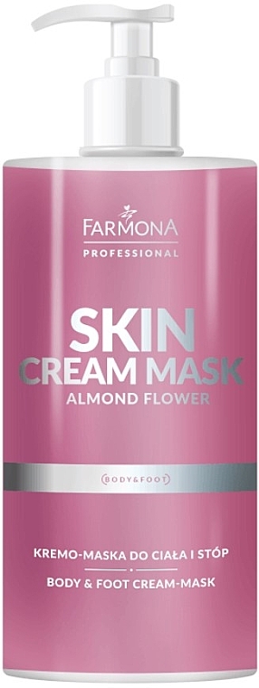 Krem-maska ​​do ciała i nóg o zapachu piwonii - Farmona Professional Skin Cream Mask Peony Essence — Zdjęcie N1